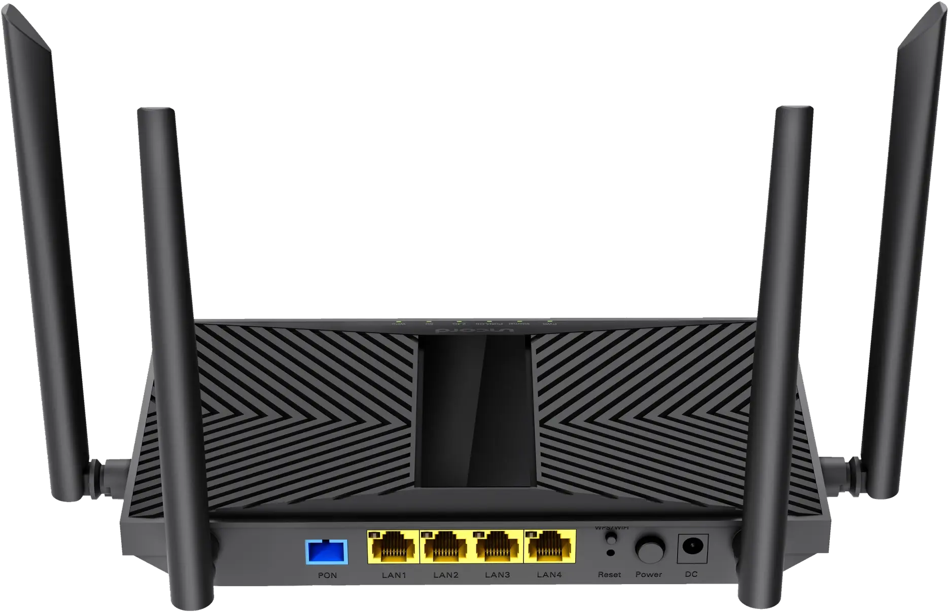 Uncord X12 rear panel showing its ports